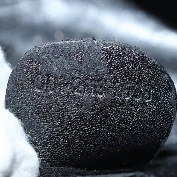 GUCCI Bamboo Hand Bag Leather Black 001 2113 1638 Auth ti1685 - Picture 12 of 16